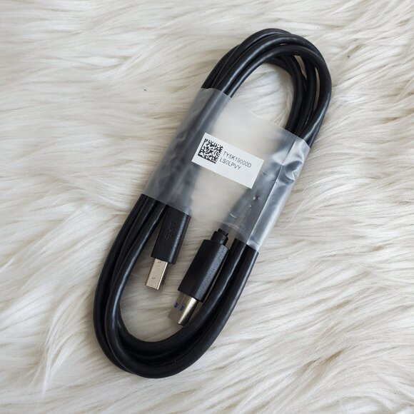 Dell USB 3.0 Bundle Type-A to Type-B Cable Male 6ft - Picture 5 of 7